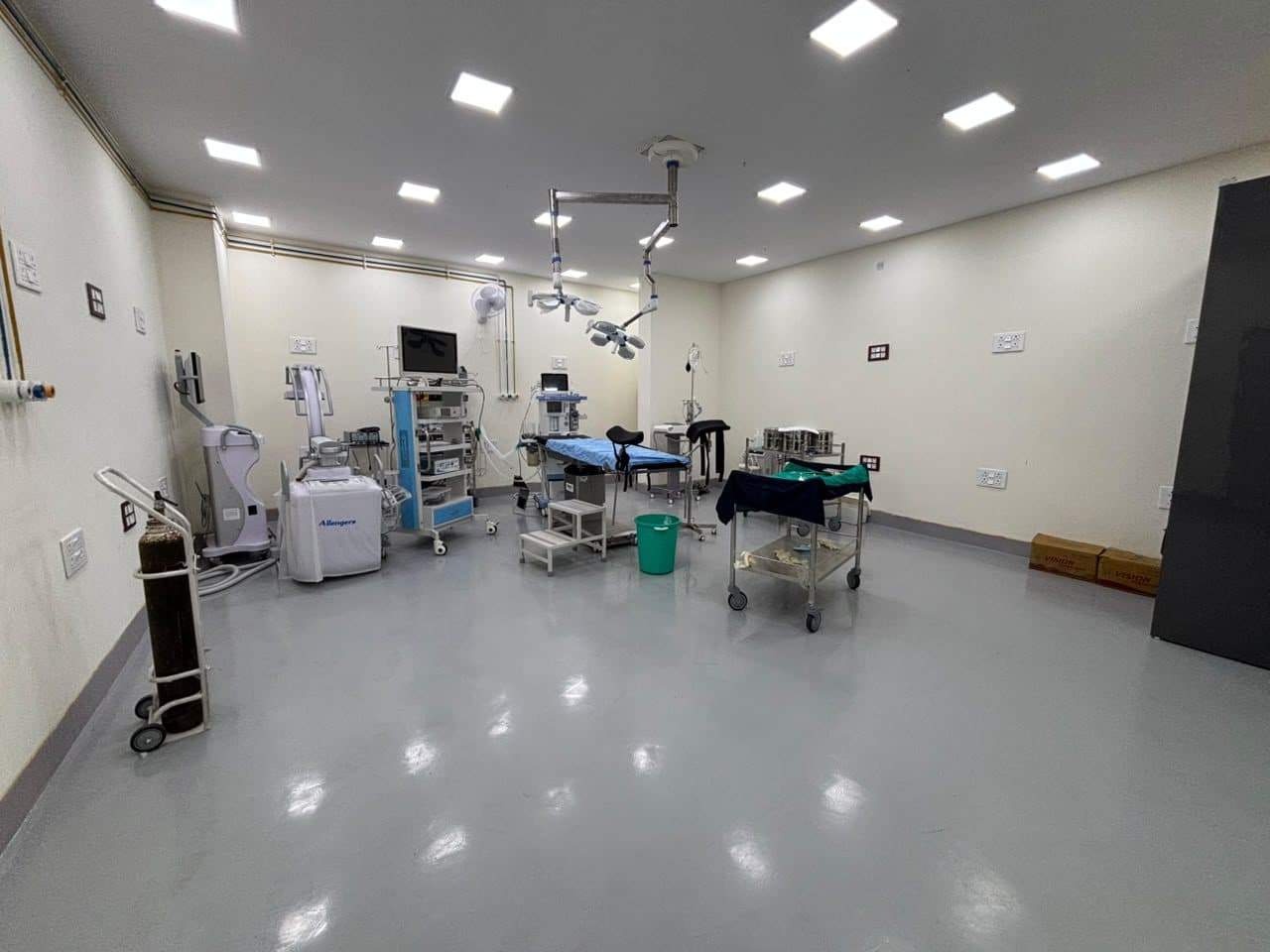 Maa Bhagwati Hospital operation theatre with surgical equipment