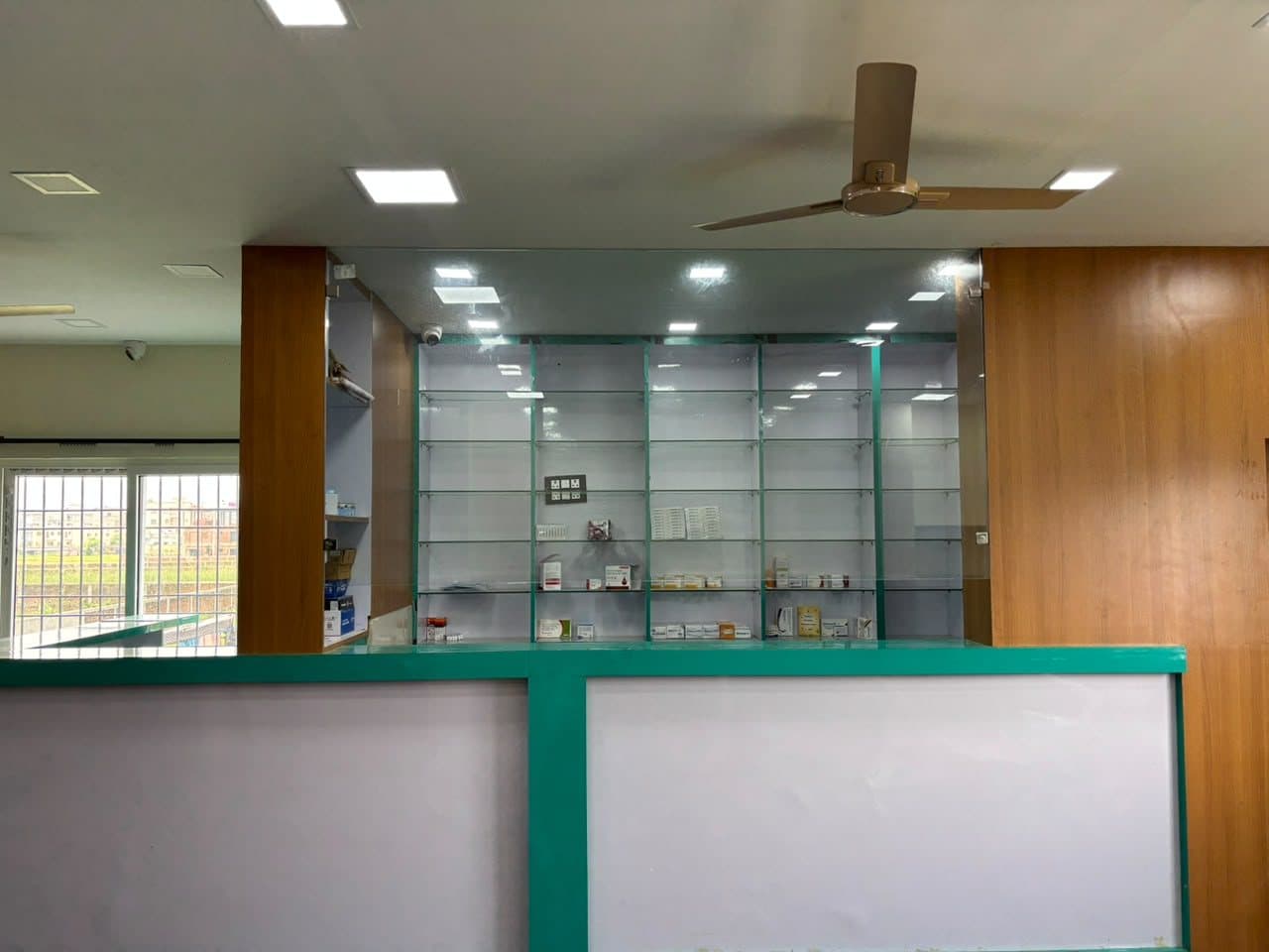 Maa Bhagwati Hospital pharmacy counter